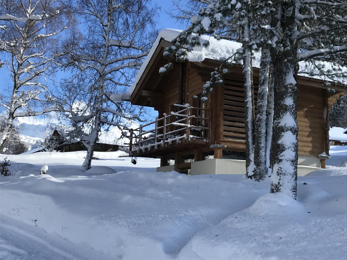 Les Mazots De La Source & Spa Vercorin Εξωτερικό φωτογραφία