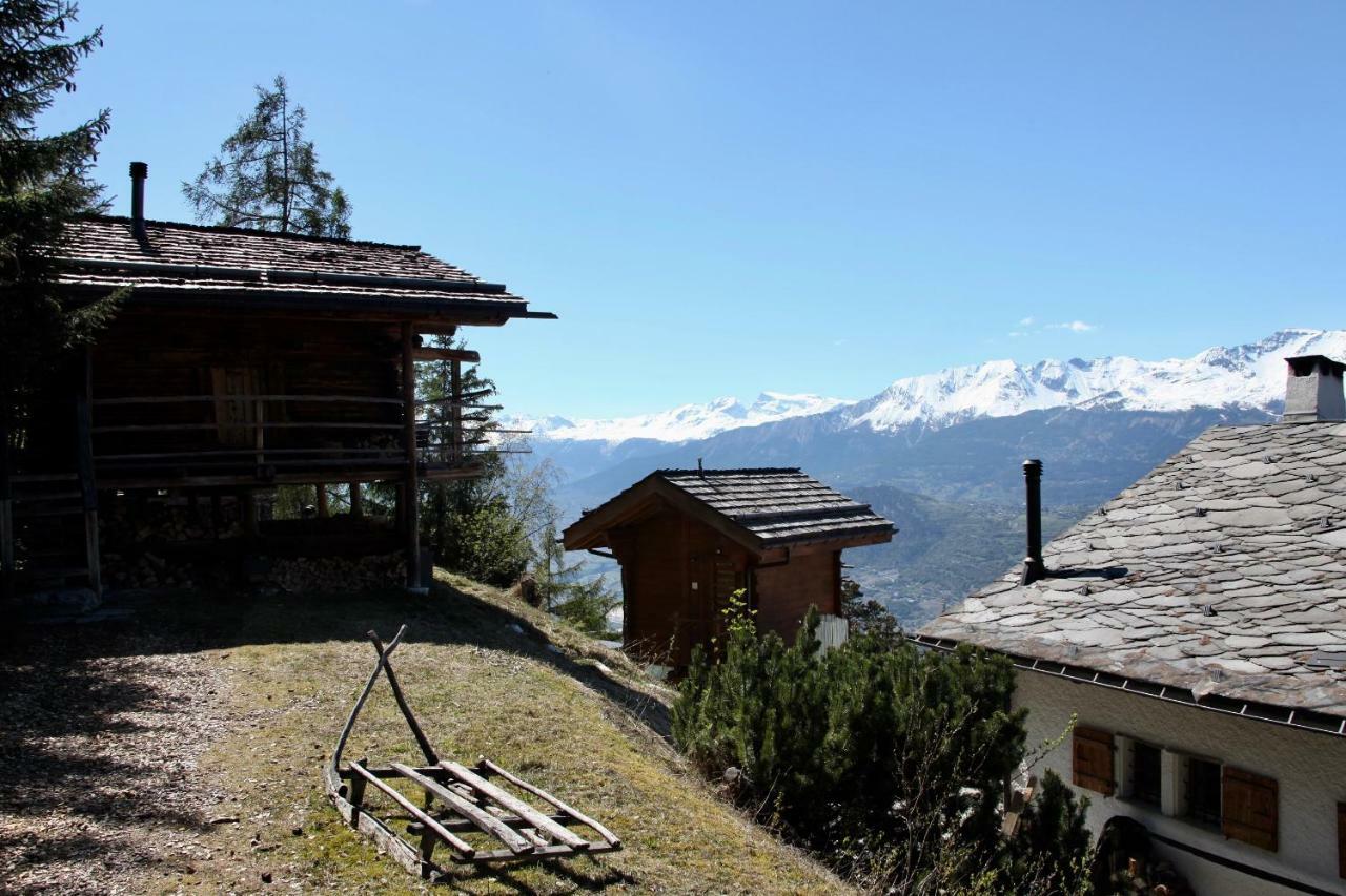 Les Mazots De La Source & Spa Vercorin Εξωτερικό φωτογραφία